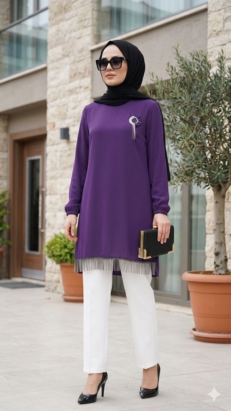 SNM İNCİ ARMALI TUNİK