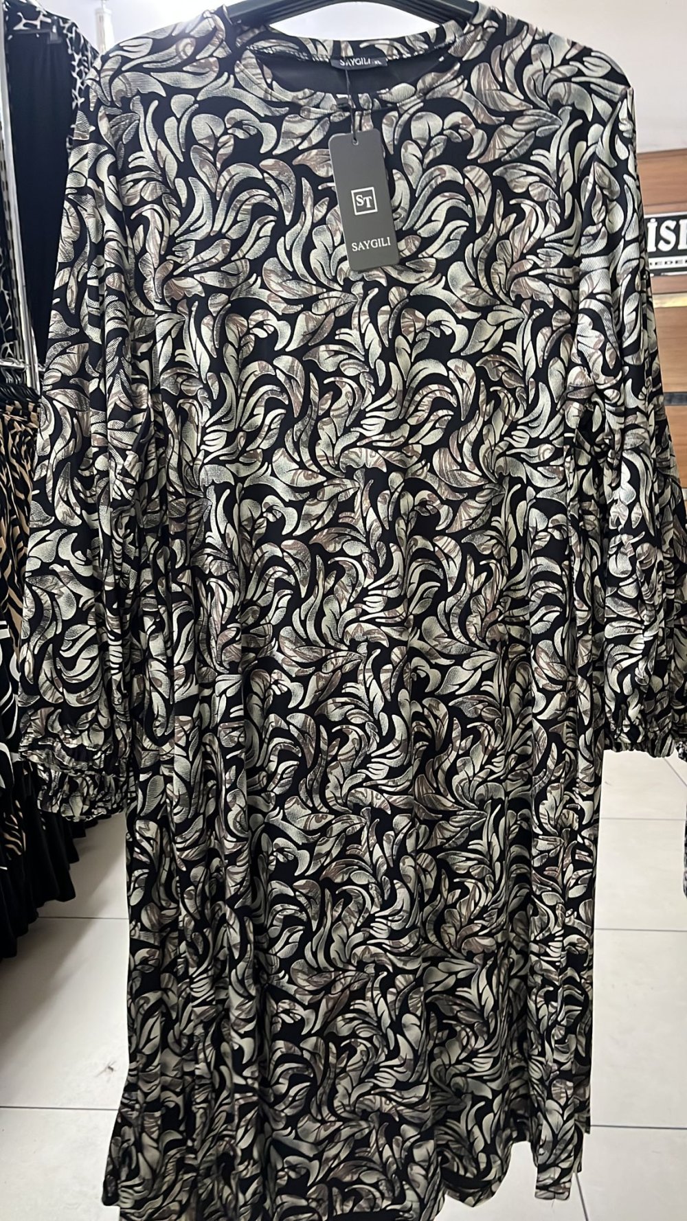 Sümbül Desen Tunik 115cm