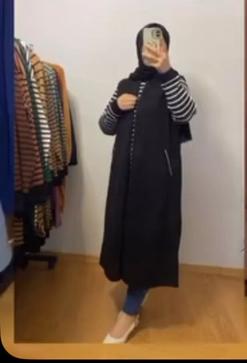 FERMUARLI YELEK GİYÇIK SİYAH