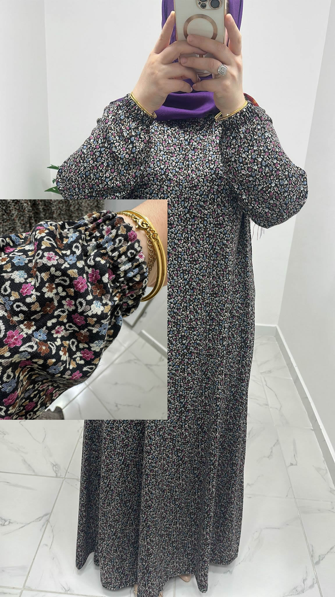 Puantiyeli Çıtır Elbise